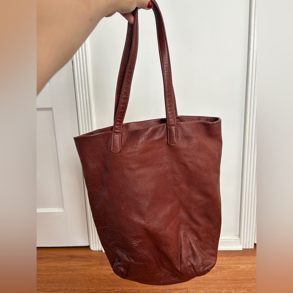 Baggu leather tote